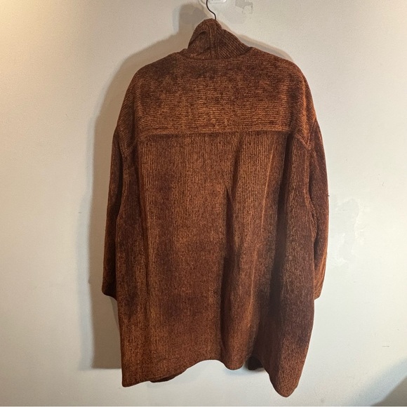 ZONDA NELLIS Sz S Oversized Textured Metallic Open Cardigan Colour Lagenlook - Picture 7 of 9